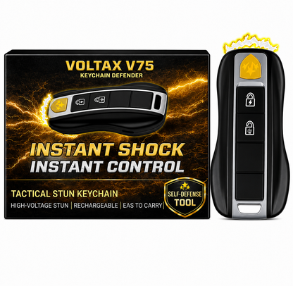 💥 2026 Flash Sale 75% OFF ️🔦 Voltax 75M Stun Car Keychain ⚡