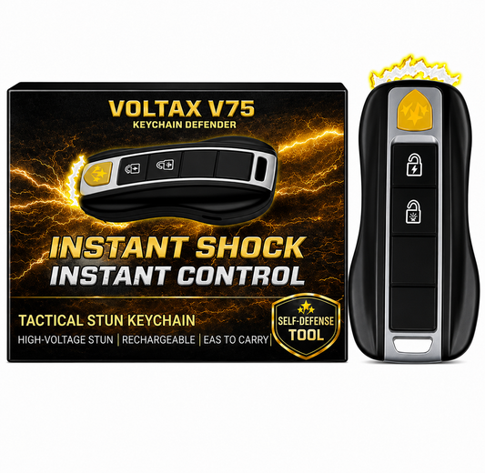 💥 2026 Flash Sale 50% OFF🔦 DefendSafeX Voltax 75M Stun Car Keychain⚡