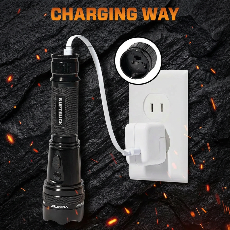 💥 2026 Flash Sale 75% OFF ️🔦 DefendSafeX Voltaris 75M Stun Flashlight⚡