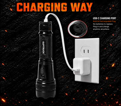 💥 2026 Flash Sale 50% OFF 🔦DefendSafeX Voltaris 75M Stun Flashlight🔦