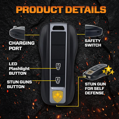💥 2026 Flash Sale 75% OFF ️🔦 Voltax 75M Stun Car Keychain ⚡