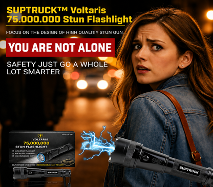💥 2026 Flash Sale 50% OFF 🔦DefendSafeX Voltaris 75M Stun Flashlight🔦