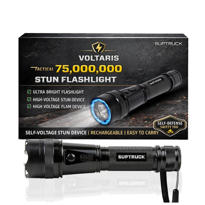 💥 2026 Flash Sale 50% OFF 🔦DefendSafeX Voltaris 75M Stun Flashlight🔦