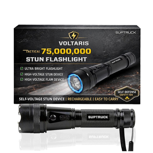💥 2026 Flash Sale 50% OFF 🔦DefendSafeX Voltaris 75M Stun Flashlight🔦